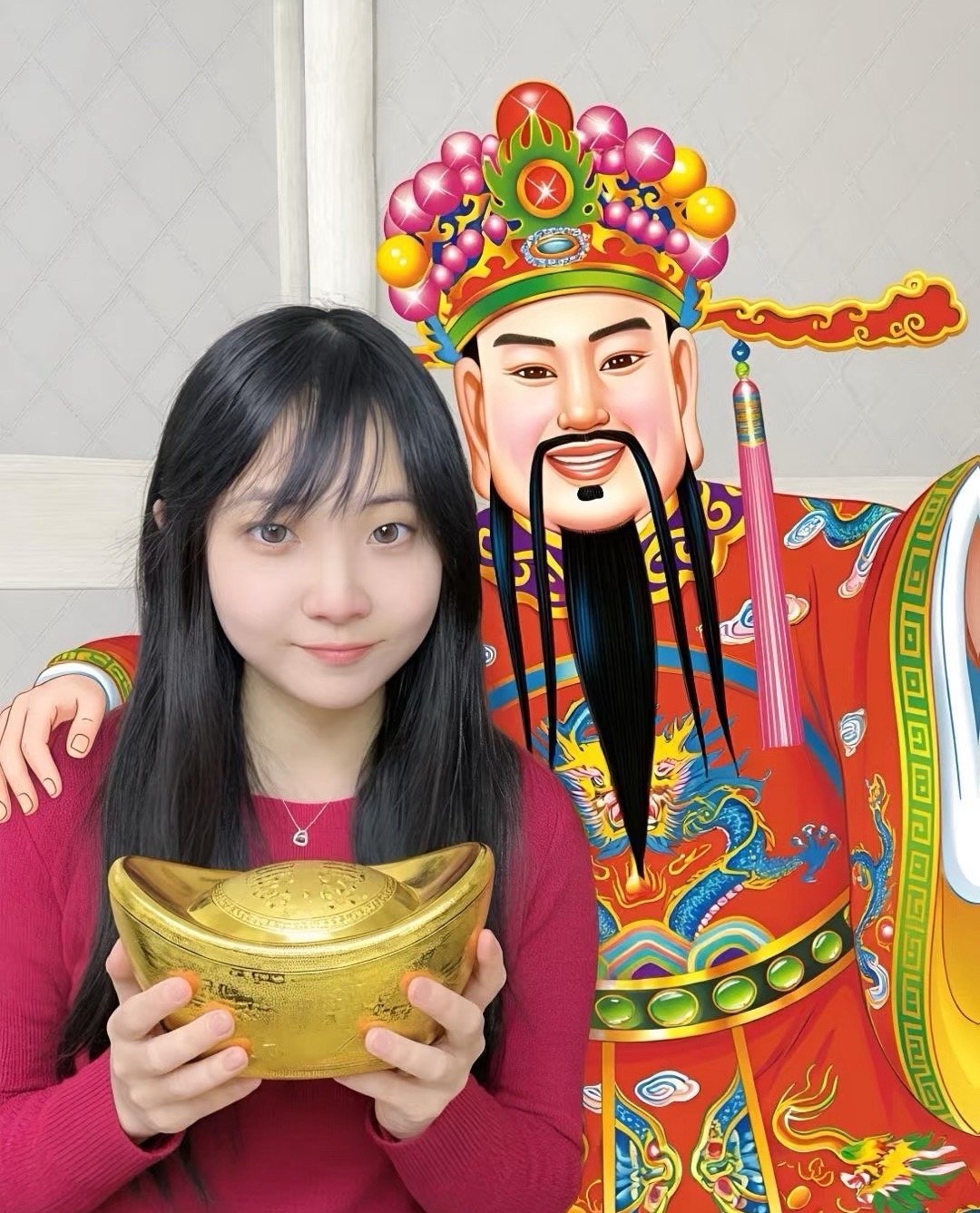 今日份KPI：抱紧财神爷的大腿马年迎财神，马上发大财！正月初五迎财神接财神