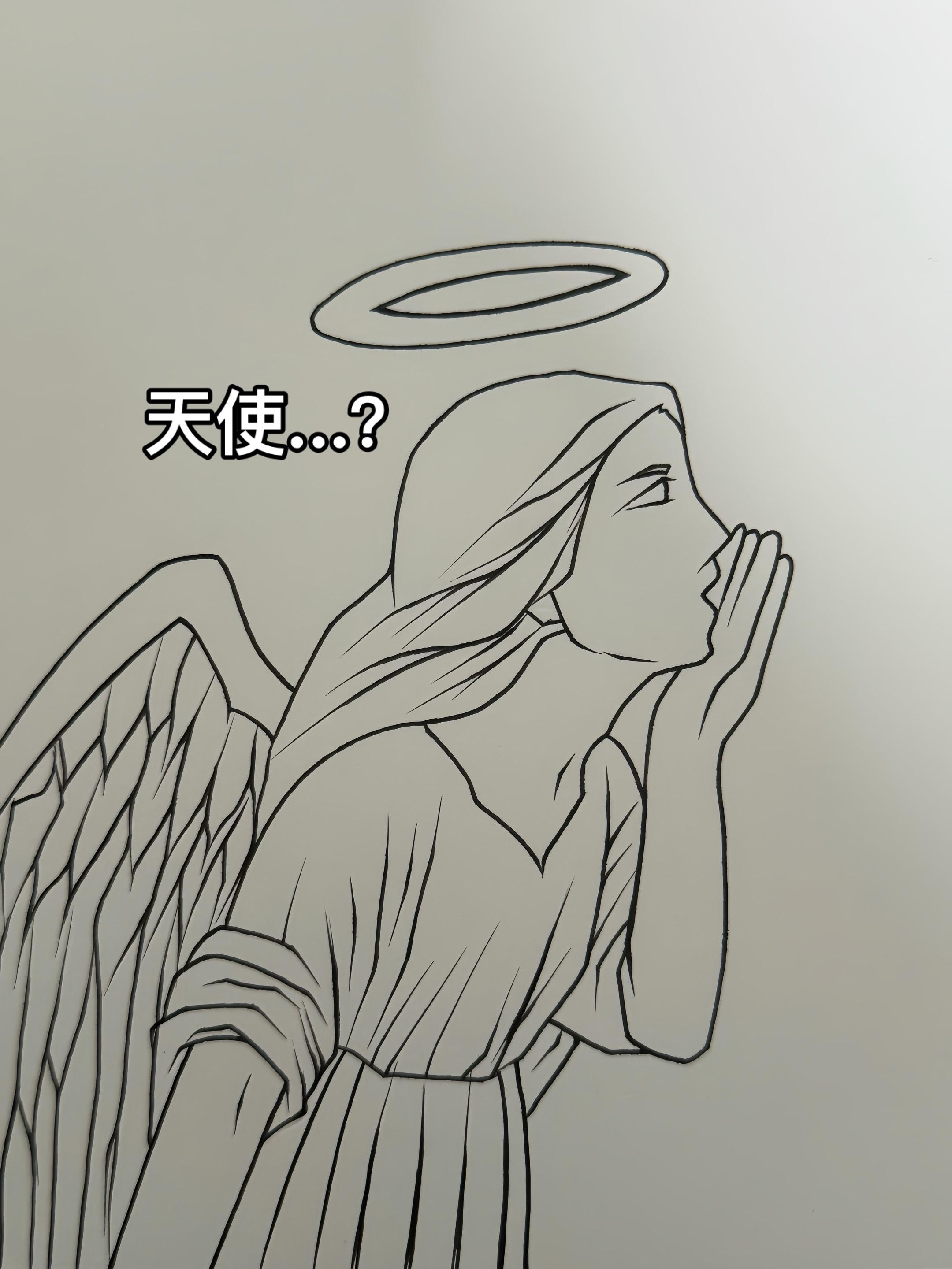 天使说听天堂的…