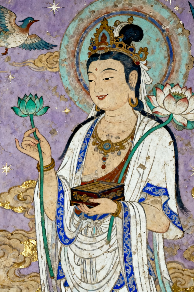 祈愿文殊菩萨护佑，考试临场不慌，思路清晰流畅。愿笔锋所至皆正确，答题精准高效，如