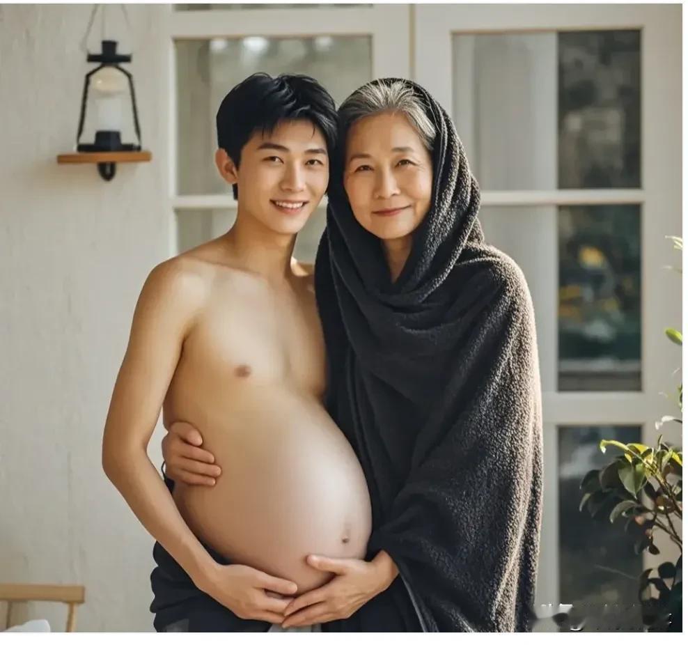 这张图究竟传递了怎样的信息？我们不妨深入剖析一下。
首先，这两人笑容满面，显然是