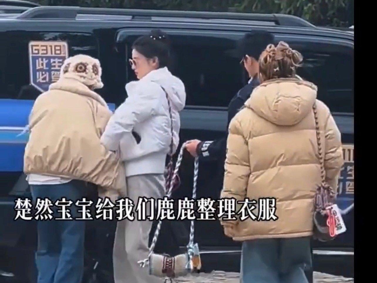 王楚然给白鹿整理衣服太可爱了！白鹿王楚然好像我和闺蜜 ​​​