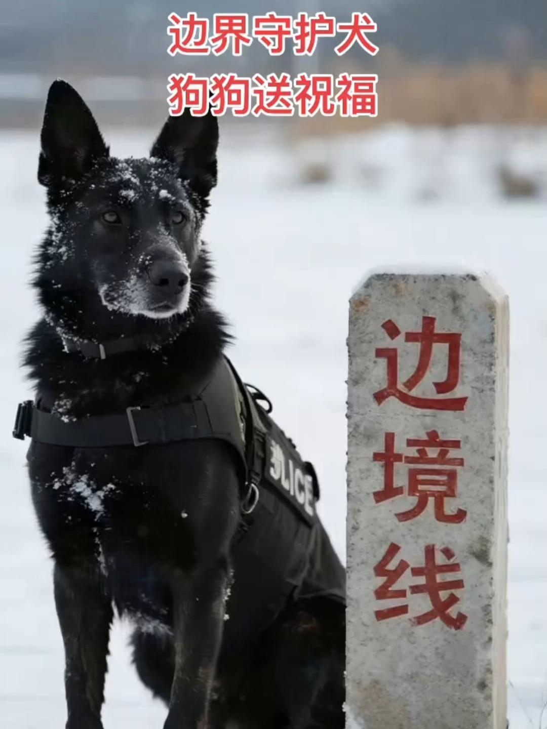 谁说英雄一定要穿制服？这些边防警犬用忠诚和勇气，在零下30℃的雪原、50℃的戈壁
