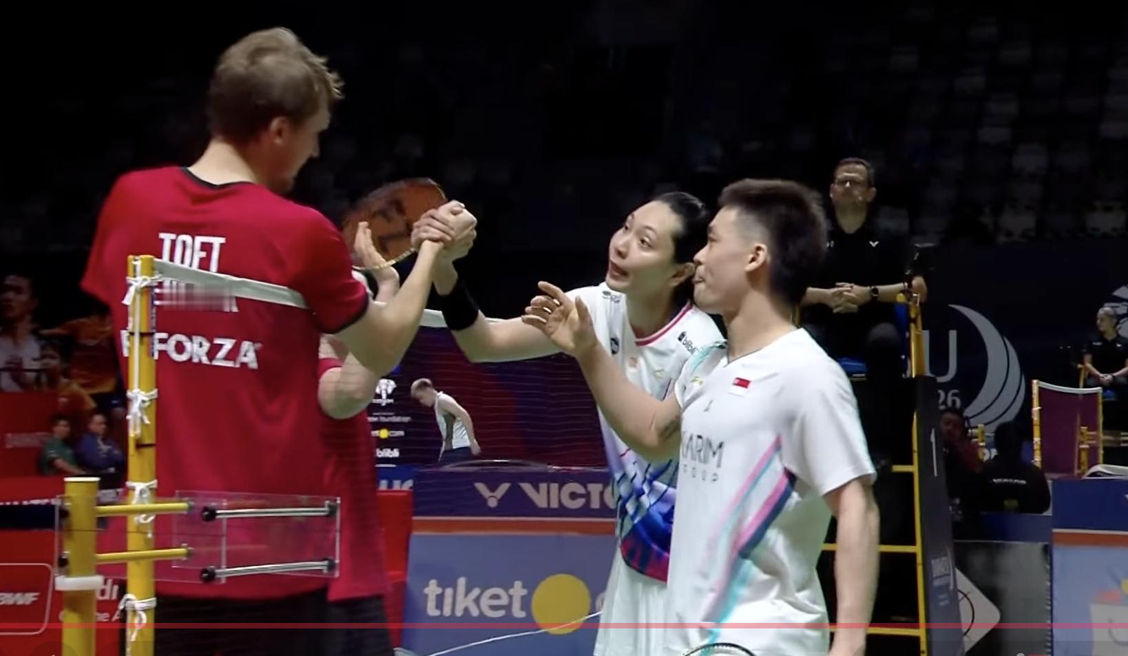 许永凯🇸🇬/维德佳佳🇮🇩 21-12、16-21、21-14 🇩🇰杰