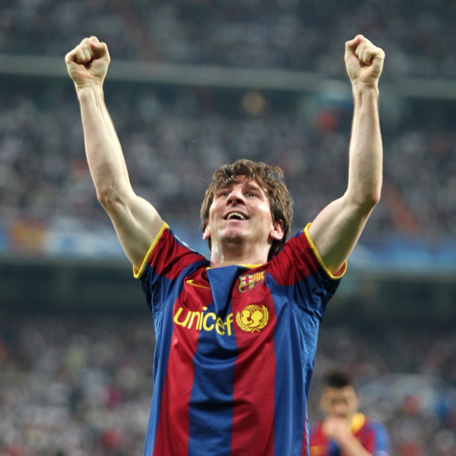 巴萨官推：这位史上最伟大球员最精彩夜晚之一🐐梅西不可复制的mvp