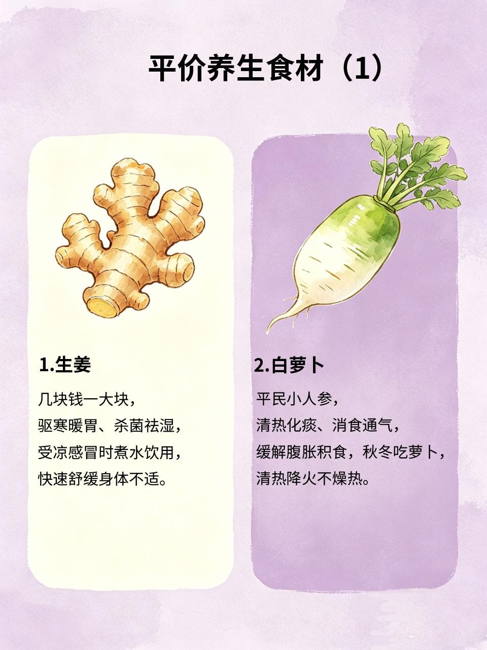 平价养生食材，几块钱养出好身体
养生无需高价补品，菜市场常见的平价食材，营养价值