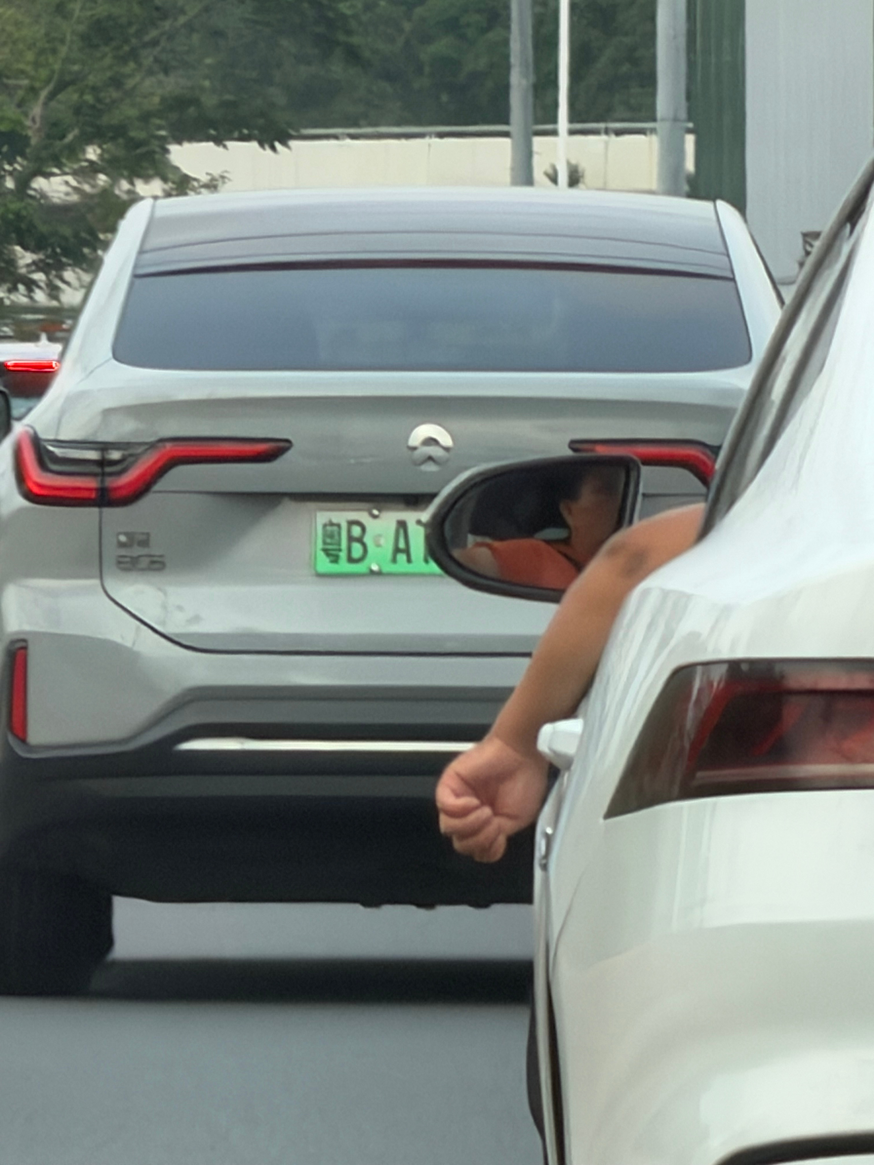 开车喜欢把手丢窗外的，一般是干嘛？好奇 深圳·深圳湾公园