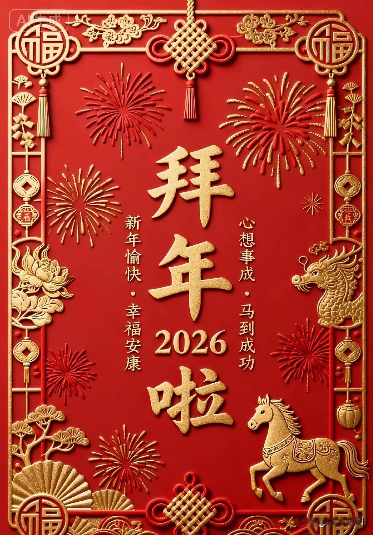 马年祝福送给您
拜大年

大年初一拜大年

祝福声声送心田

祝您平安春常驻
