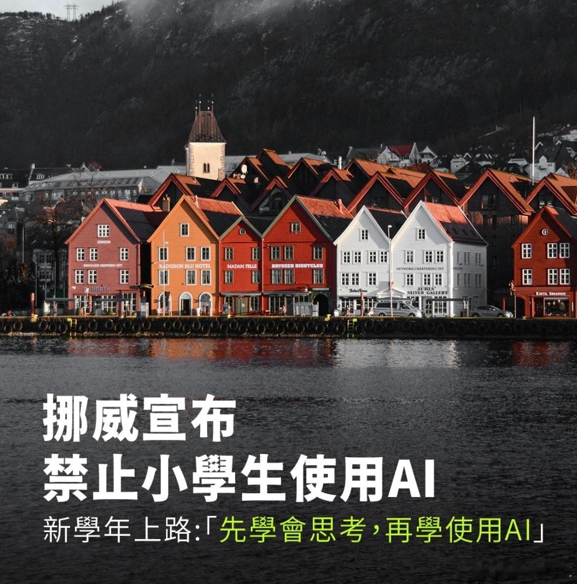 挪威禁止小学生使用AI 