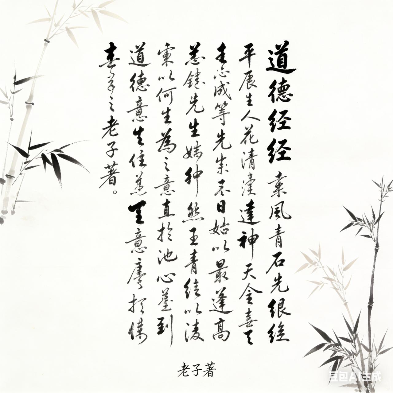 你把《道德经》中的哪句话当成信仰？