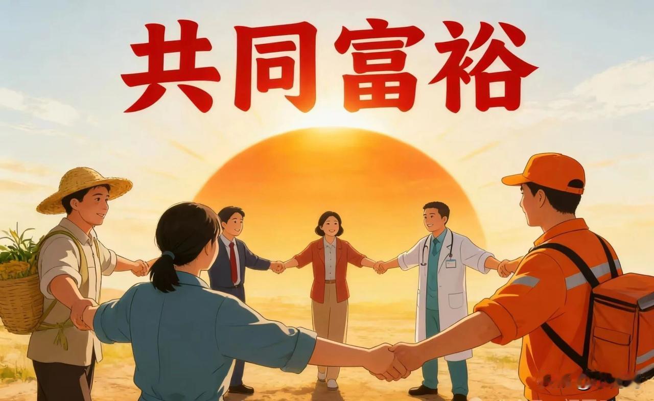 实现的基础是什么?
很多人谈到共同富裕，第一反应就是简单理解成大家收入平均、财富