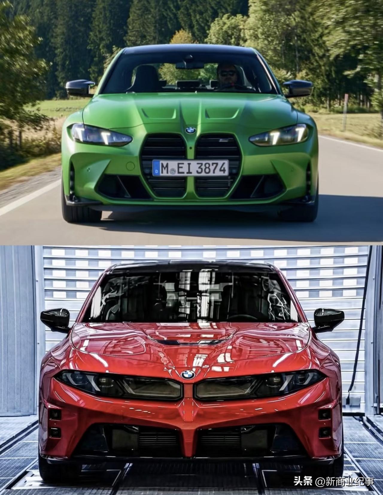 宝马m3，外观设计，真是一代不如一代