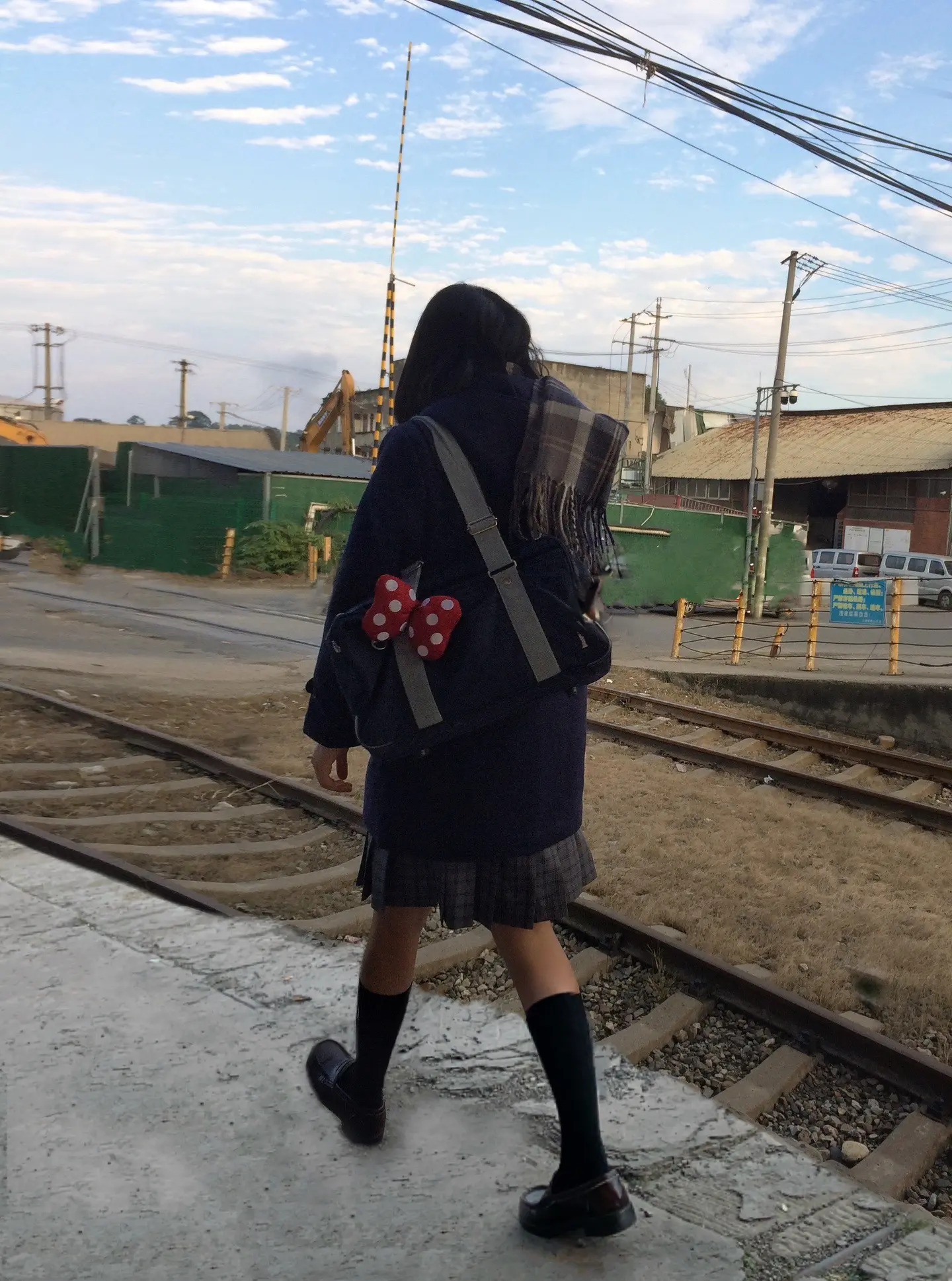 jk等电车中