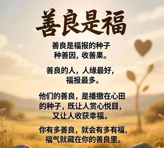 它不像勋章那样闪耀在胸前，也不像存款那样可以随时支取。有时，付出善意后，甚至得不