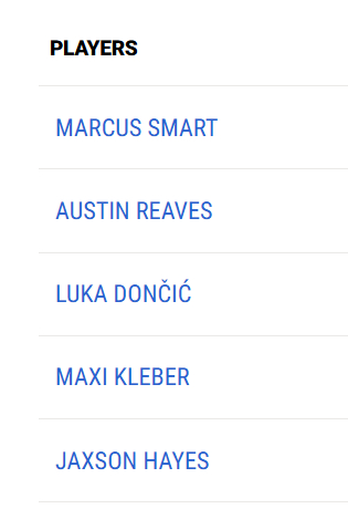 赛季至今，湖人球员累计正负值：斯玛特+128里夫斯+91东契奇+68可乐杯+52