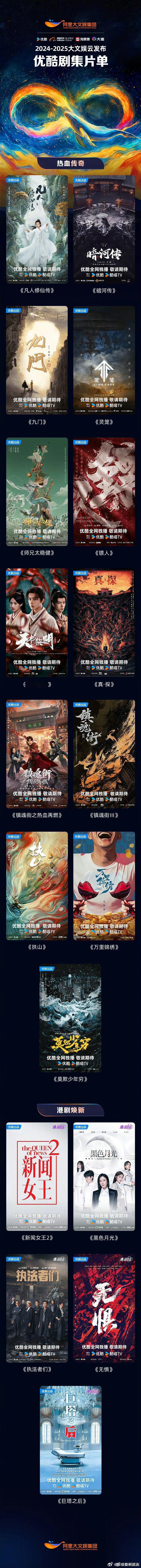 #优酷古偶现偶双开花# 优酷你真的我哭死～这次新放出的剧照都好好看啊，一眼扫过去