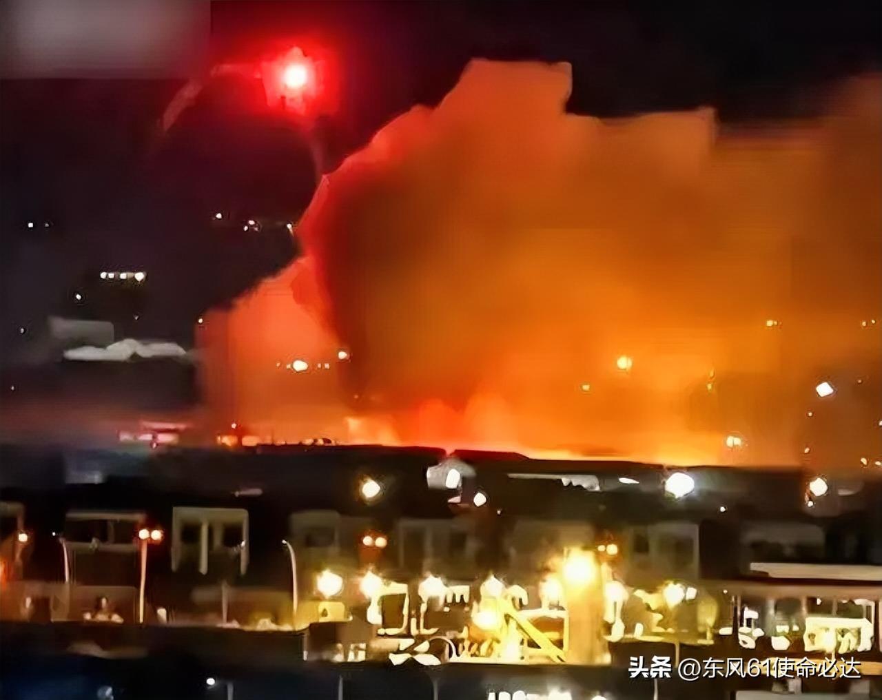 伊朗无人机立大功了！
据悉，伊朗无人机实施夜袭行动，击中了埃尔比勒美军军火库，现