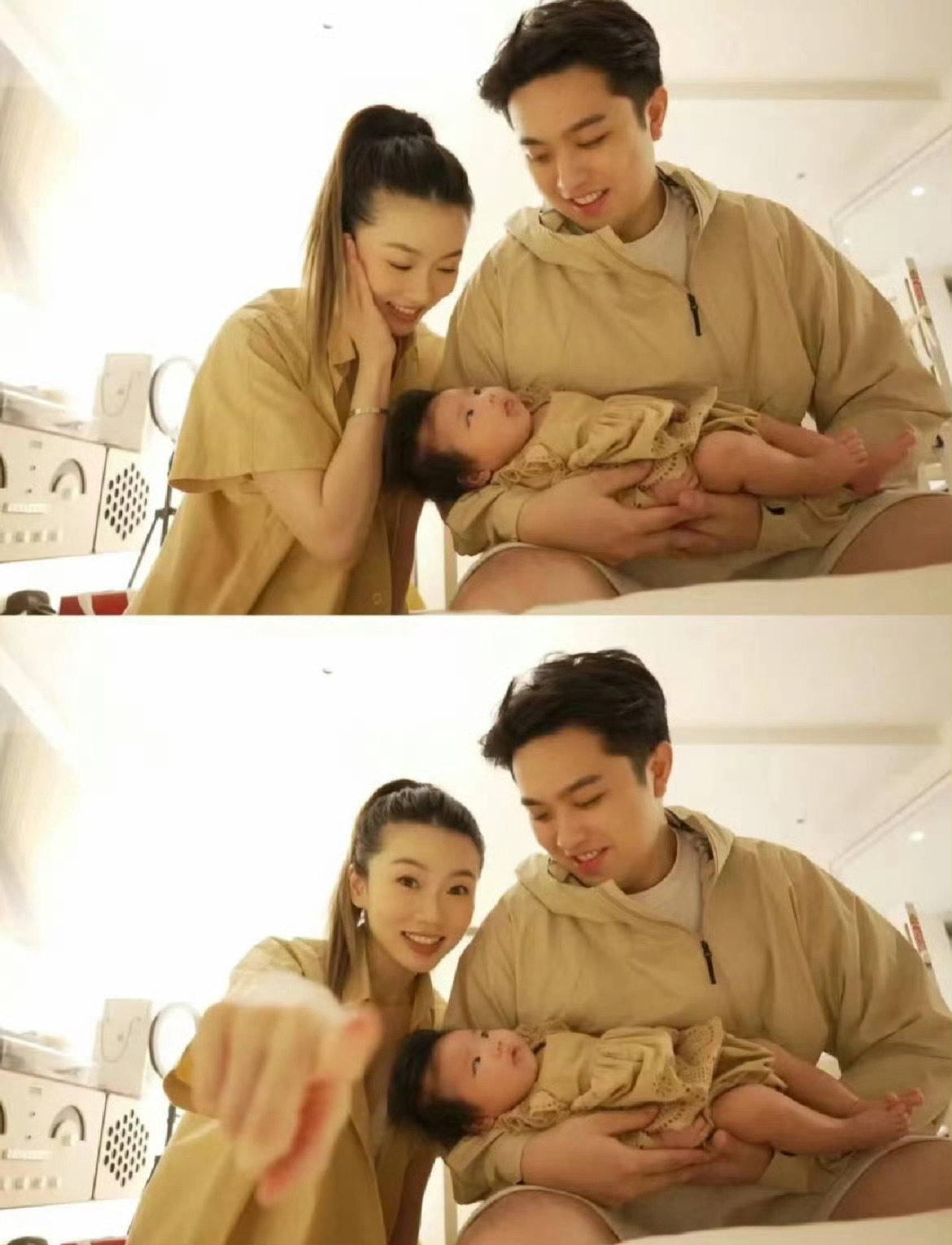 程晓玥官宣二胎恭喜恭喜呀，家庭成员又多了一名，以后更热闹了 ​​​