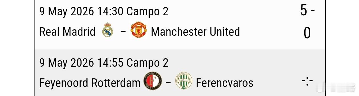 意大利🇮🇹巴多利诺杯，皇马5:0曼联21:45，中国足球小将 遭遇皇马……