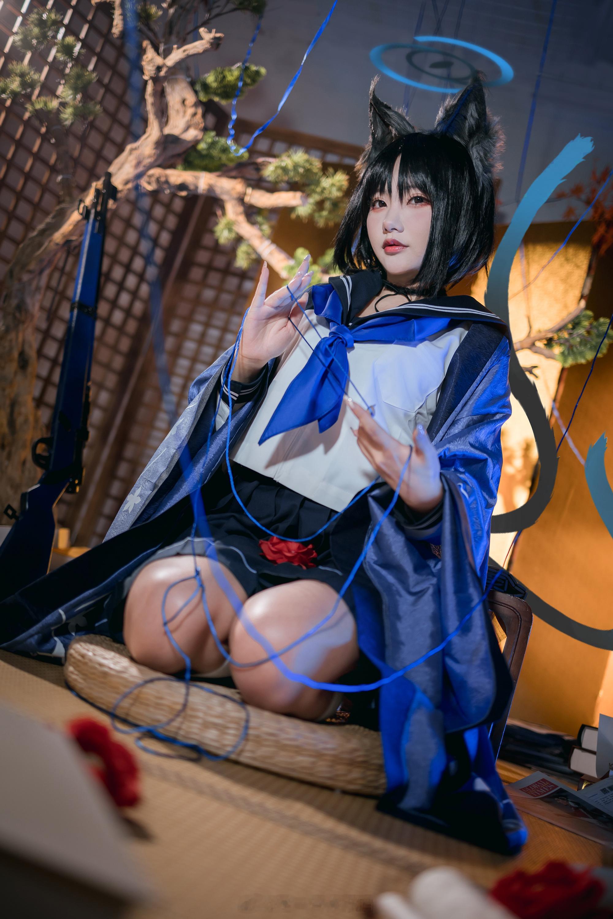 #cosplay[超话]##蔚蓝档案# 「先生、距離、近いよ。……嫌とは言ってな