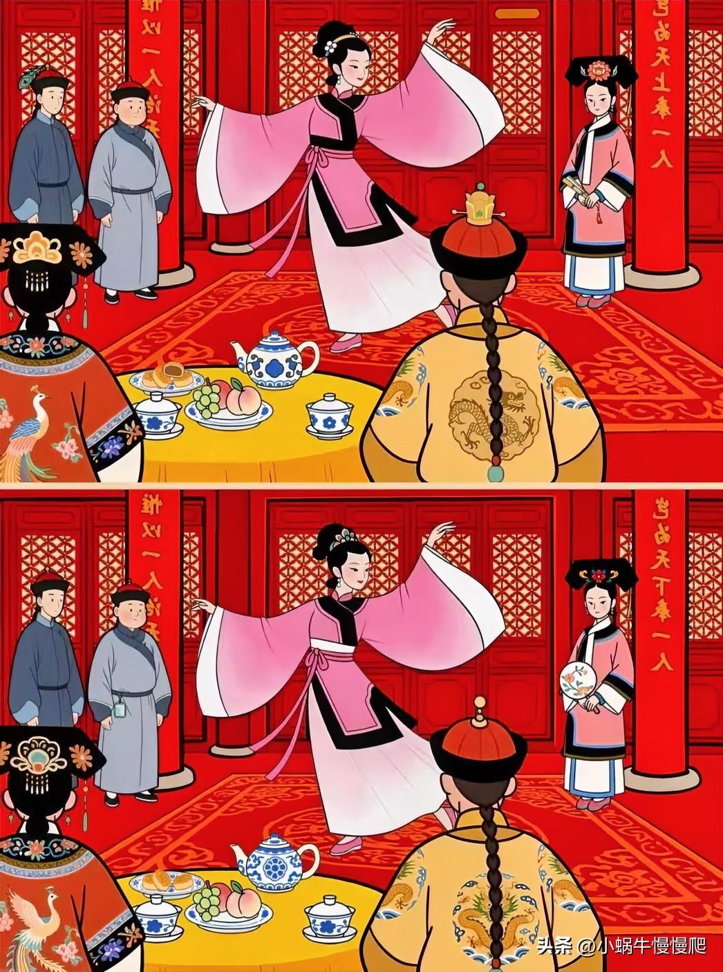 红袖添香夜，月华如水长
找不同 15处找找看[灵光一闪]