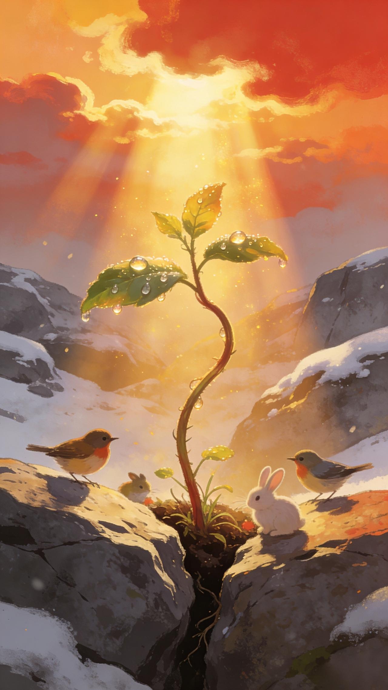 生命之光，向暖而行
在人生的旅途中，我们常常会遇到寒冬般的低谷，也会迎来阳光般的