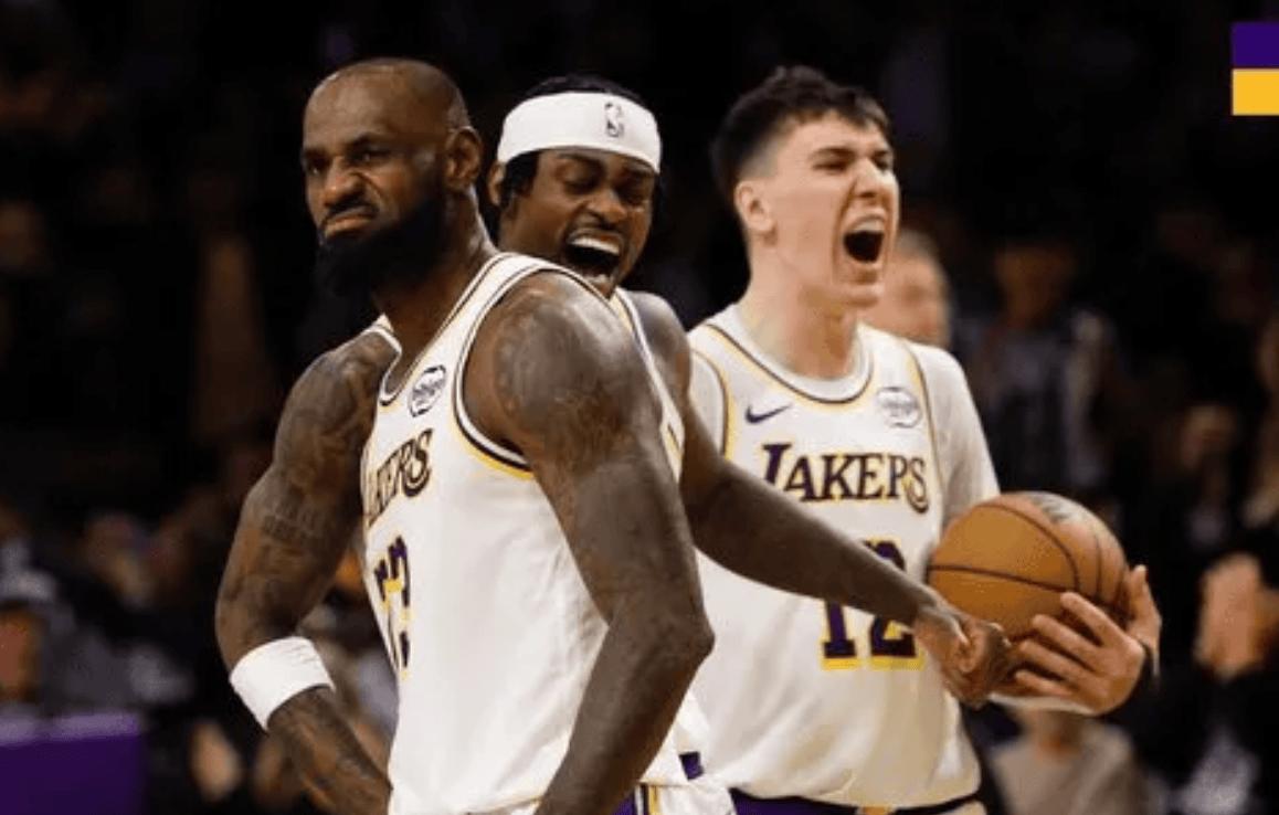 艾顿和东77是一个经纪公司的，这也为上个休赛期东77招募他来湖人提供了方便；东7