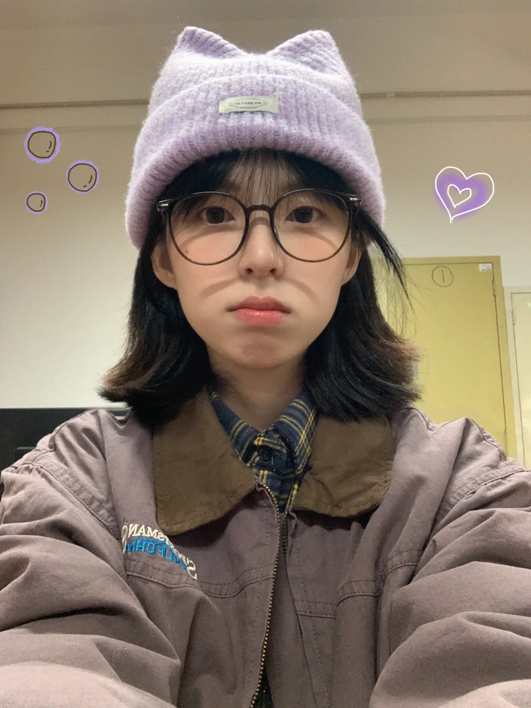 今天是紫色小猫
