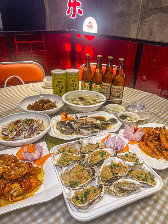 平潭宵夜好去处！吃撑的海鲜大排档