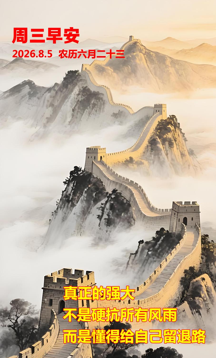 真正的自律，不是逼自己不停歇，而是懂得张弛有度；
真正的强大，不是硬扛所有风雨，
