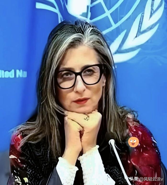 联合国里，终于来了个狠人。
一个叫阿尔巴内塞的女人，当着全世界的面，把一份报告直