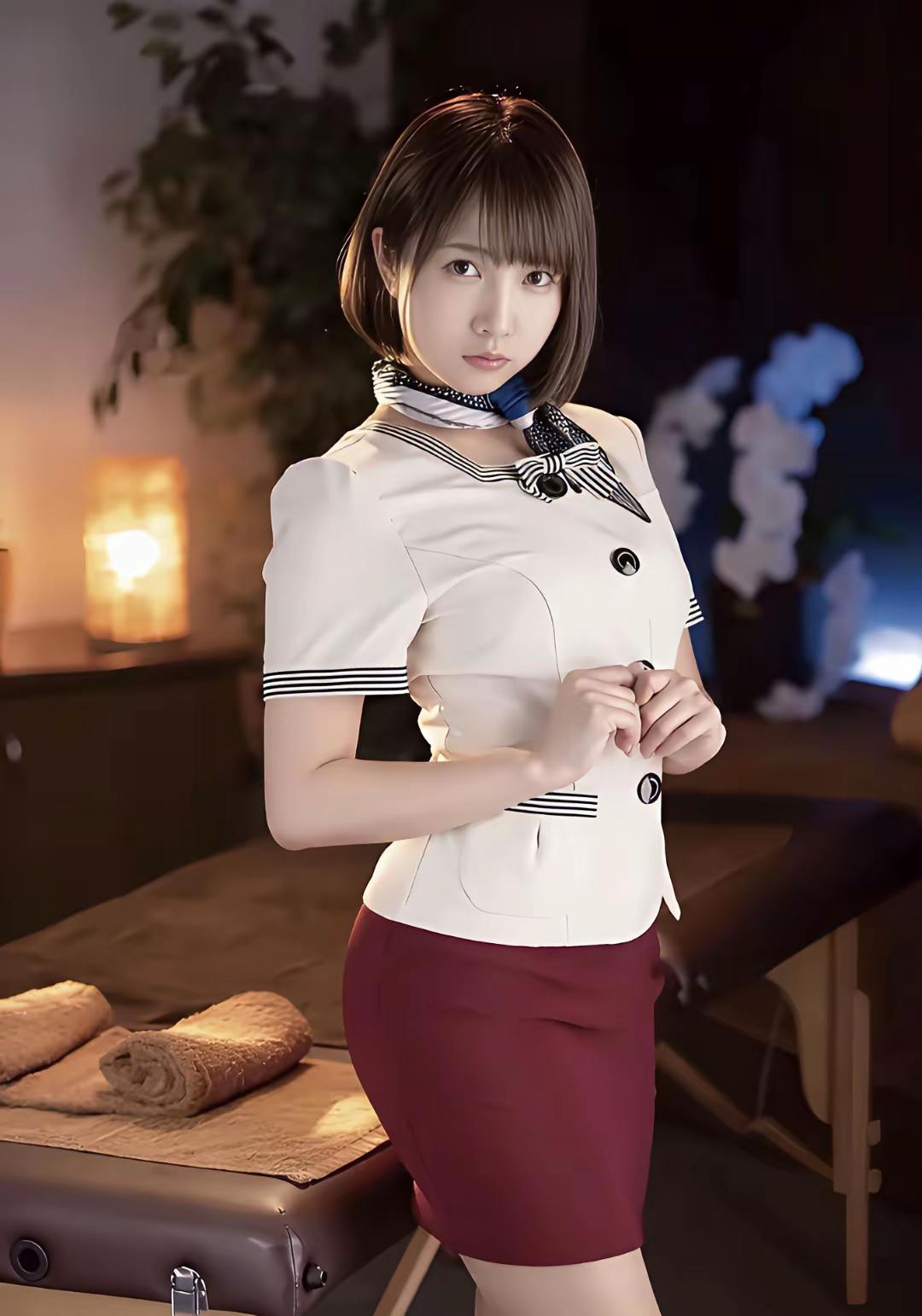 我还挺喜欢这个劲的……
你说，
看穿职业装的平面模特不少，网红更多，
但眼睛里有