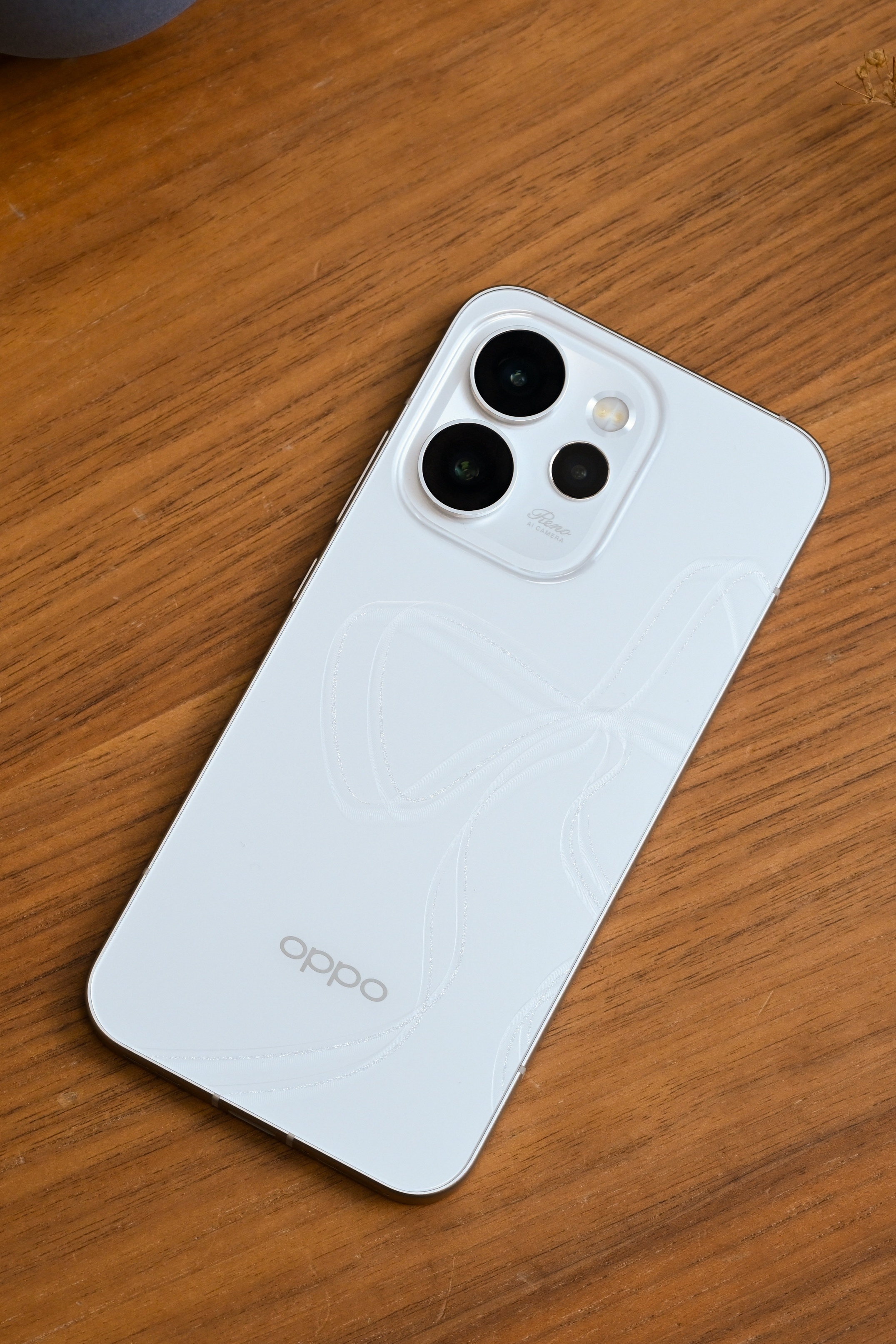 新鲜出炉的OPPO Reno15星光蝴蝶结款实拍照，在颜值这一款，OPPO是真的