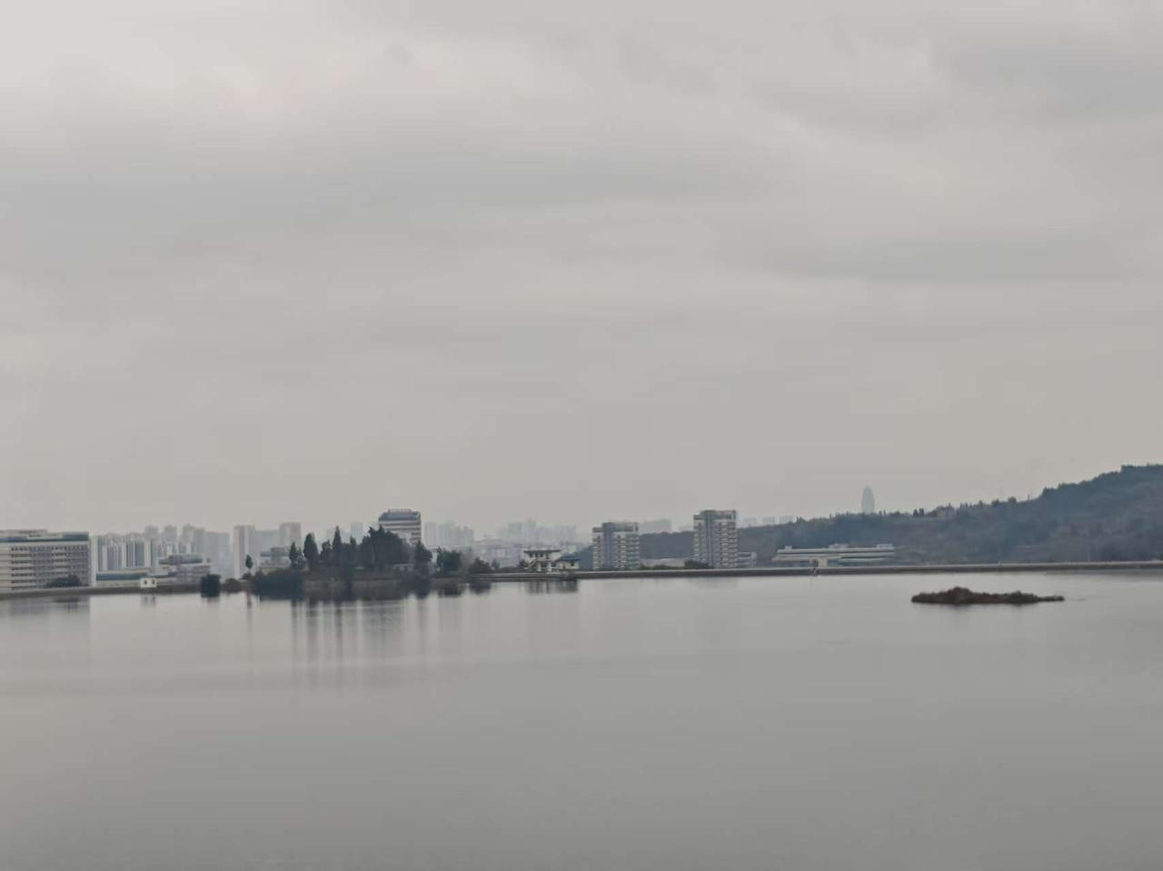 吹风，看风景。