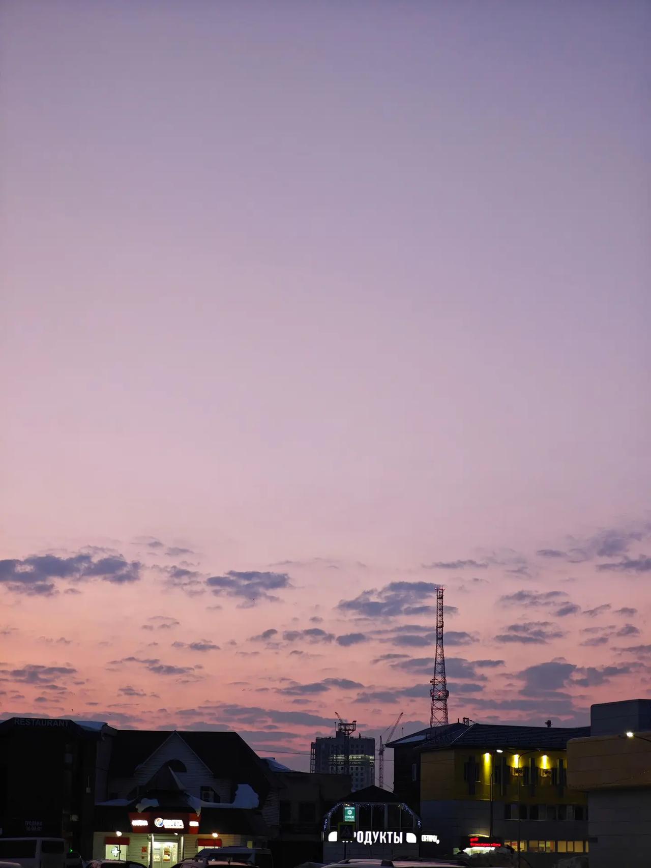 粉红色天空
