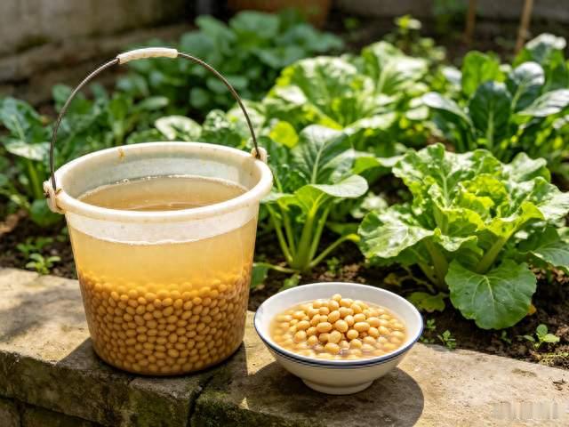 黄豆发酵做肥料！方法简单肥力足，种菜养花少花钱【真实教程】
