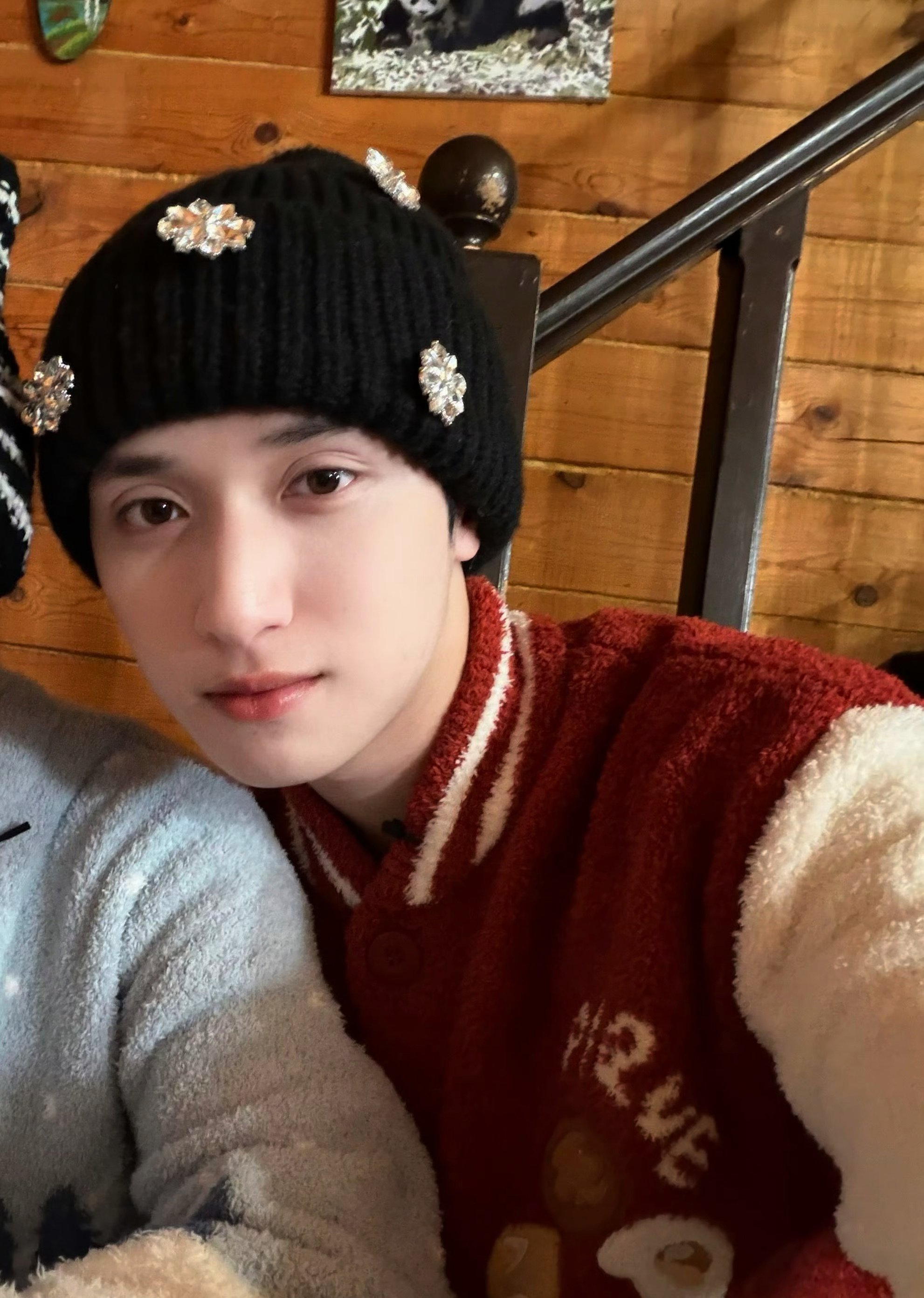 毛绒绒的…他身上好温暖 抱上去会很舒服 ๑⃙⃘´༥`๑⃙⃘ 