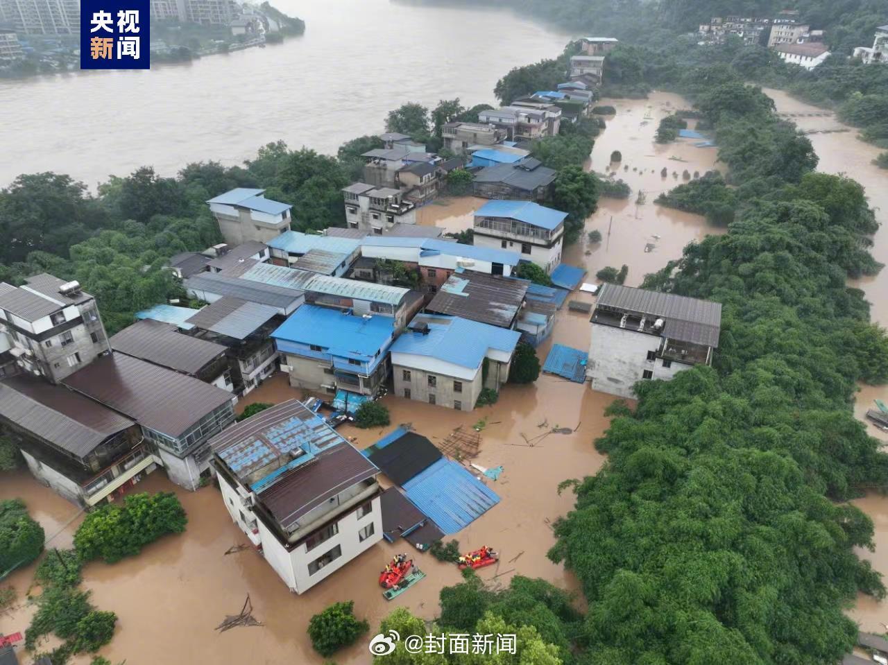 【广西#桂林遭1998年以来最大洪峰#】受持续强降雨及漓江上游水库相继泄洪影响，