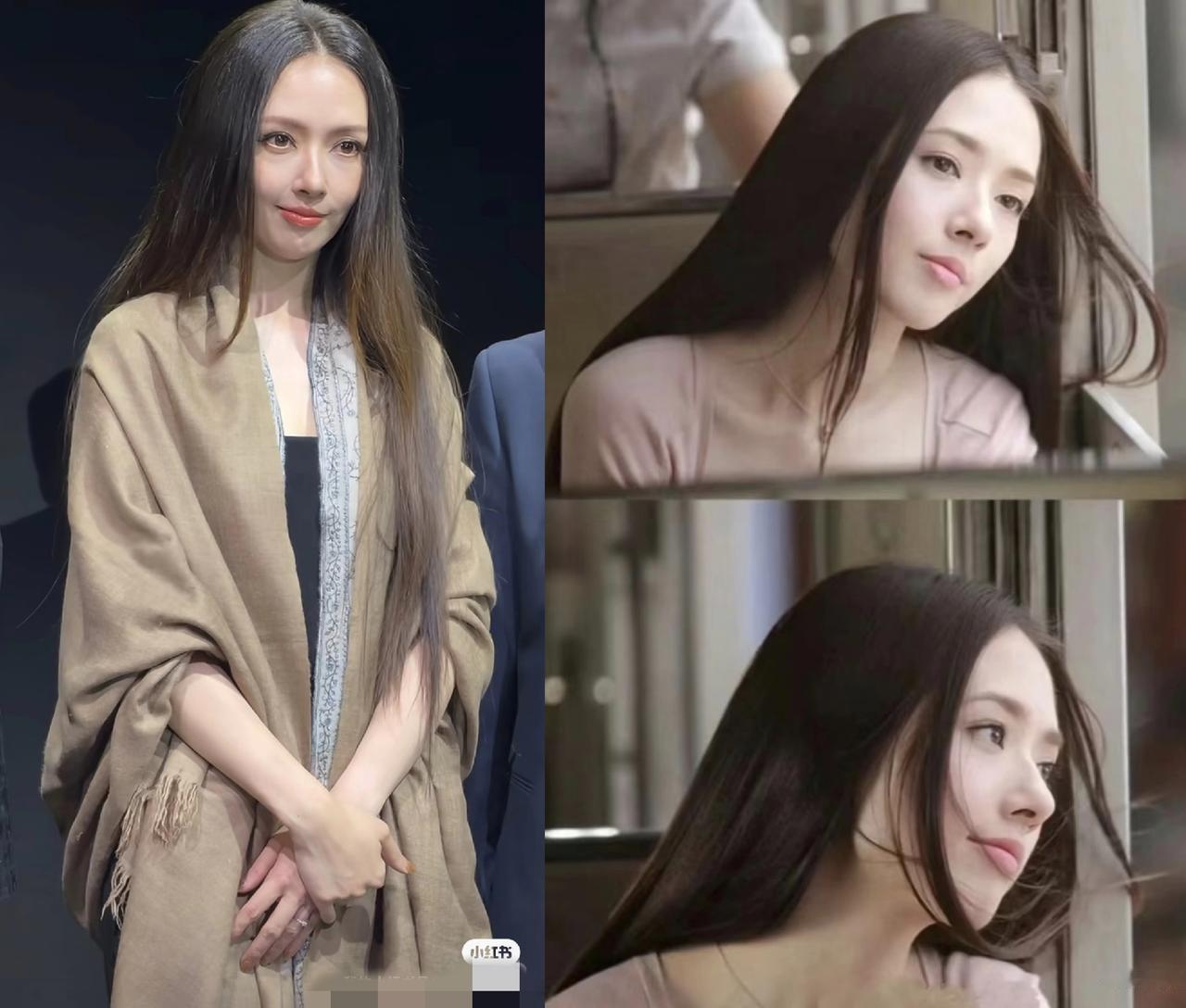 看到郭碧婷，

终于信她嫁的是伪豪门了，

不看衣服，不看首饰，就看她自己的头发