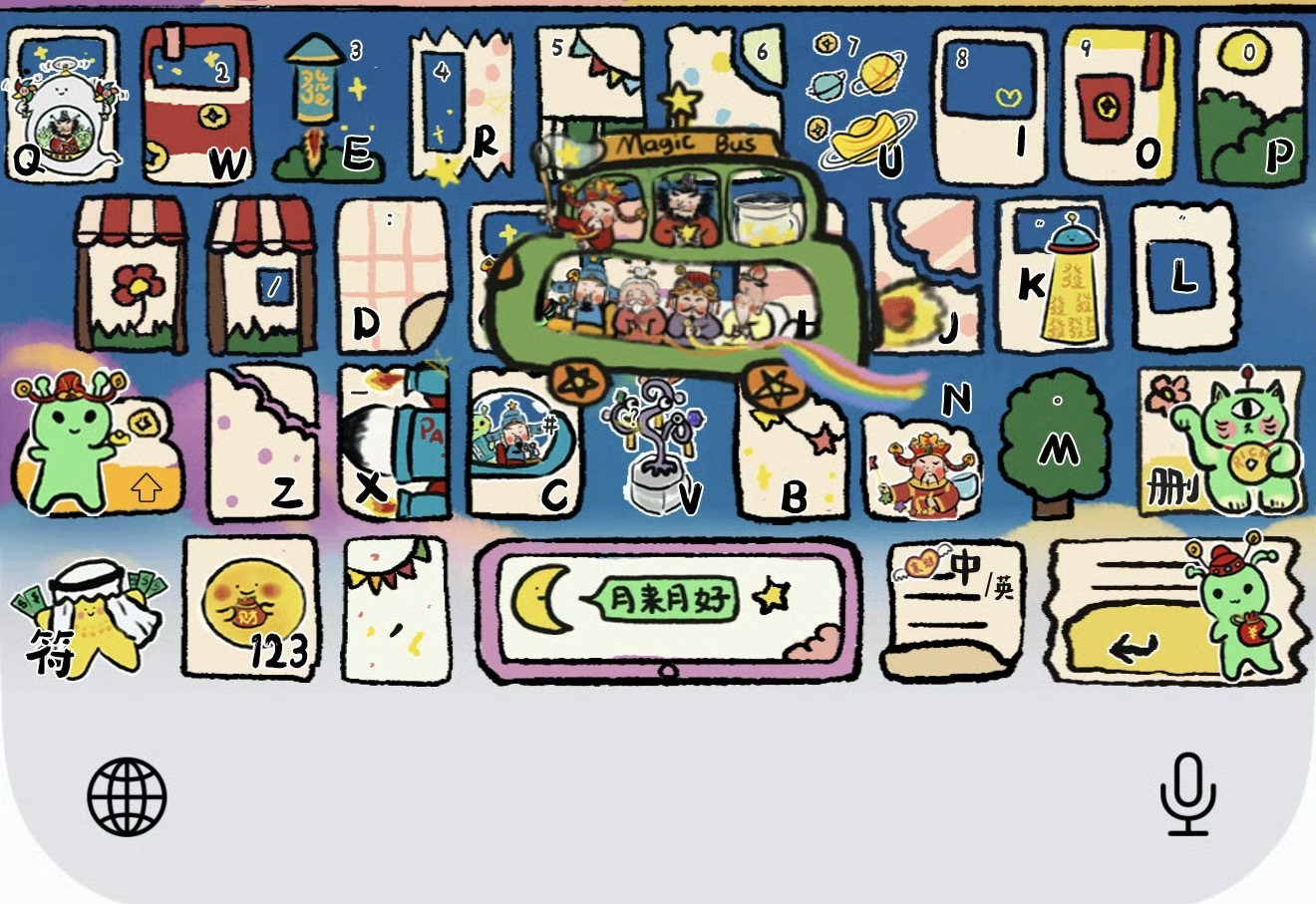 朋友们我又来悄悄问了 这个键盘皮肤是哪个啊 