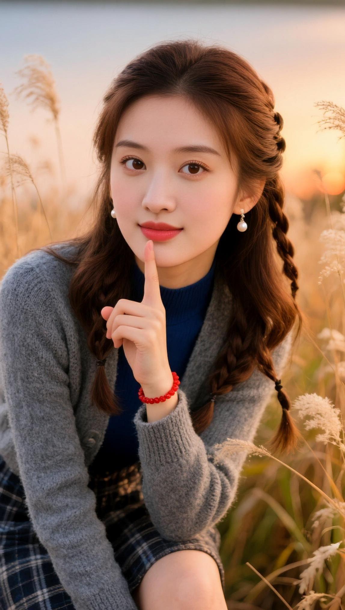 AI田园逆光照 抖音ai创作