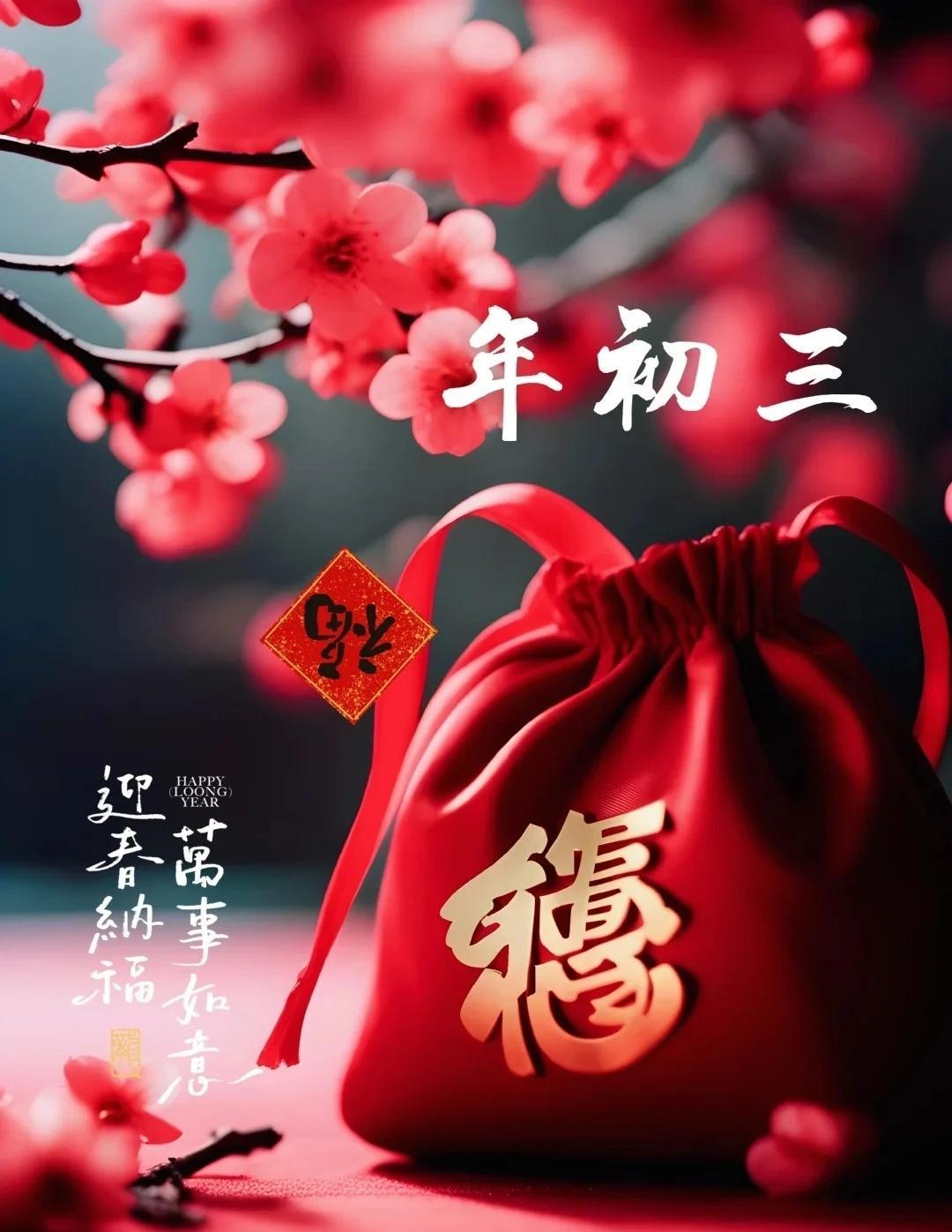 大年初三有什么讲究初一饺子初二面，初三合子往家转。大家今天都有什么安排呀！初三一