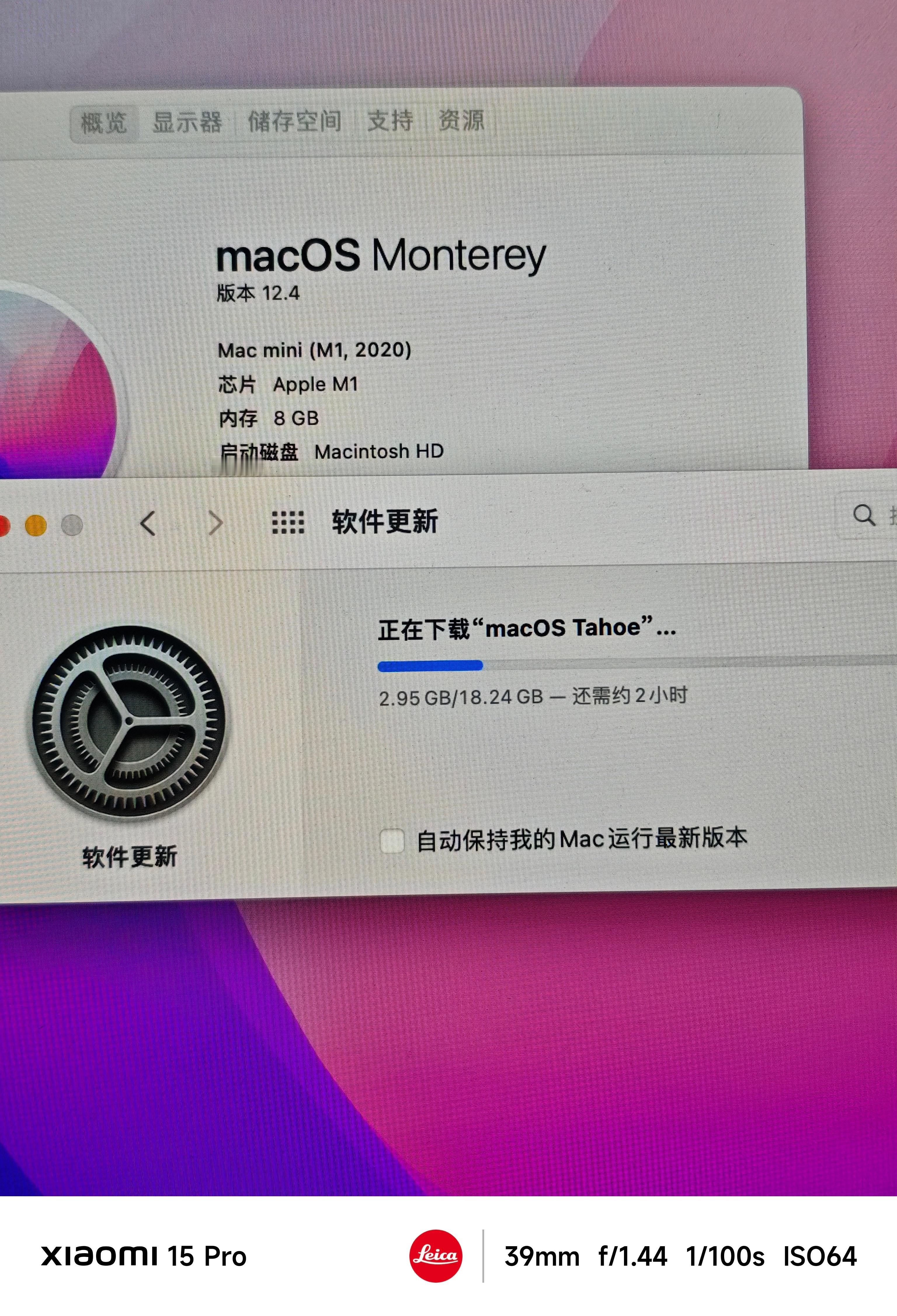我这几年前的 Mac mini M1 芯片的，最近养虾🦐热给我翻出来了准备更新