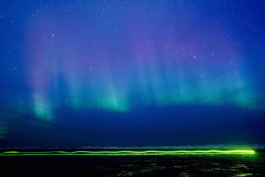 炫美极光！2026年1月20日（星期二）这天，格陵兰努克（Nuuk）的上空出现了