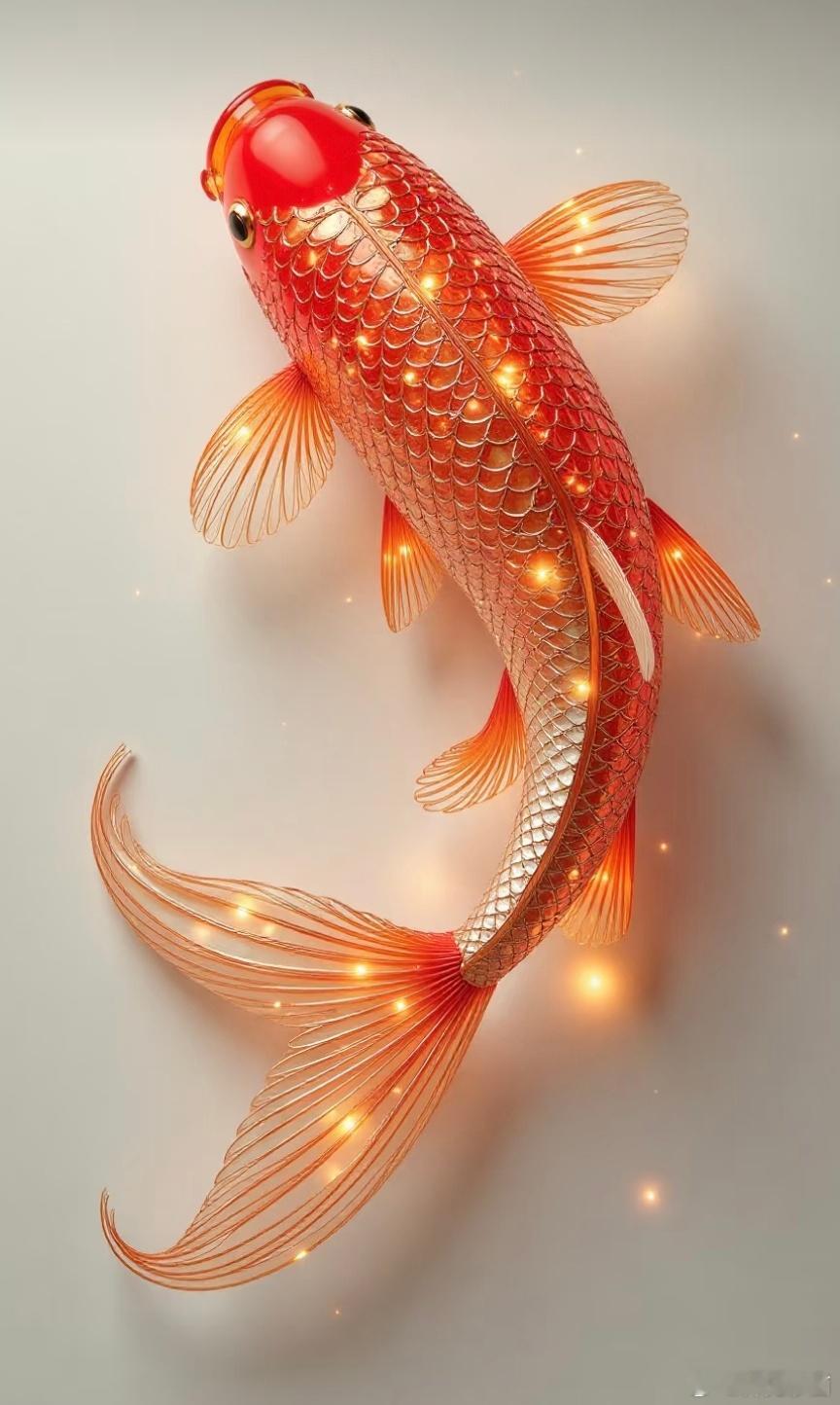 金色锦鲤，寓意着吉祥富贵，好运气。点赞回应。2026想要的一切都会到来。 
