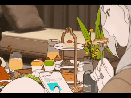 人鹿野只是在刷手机 