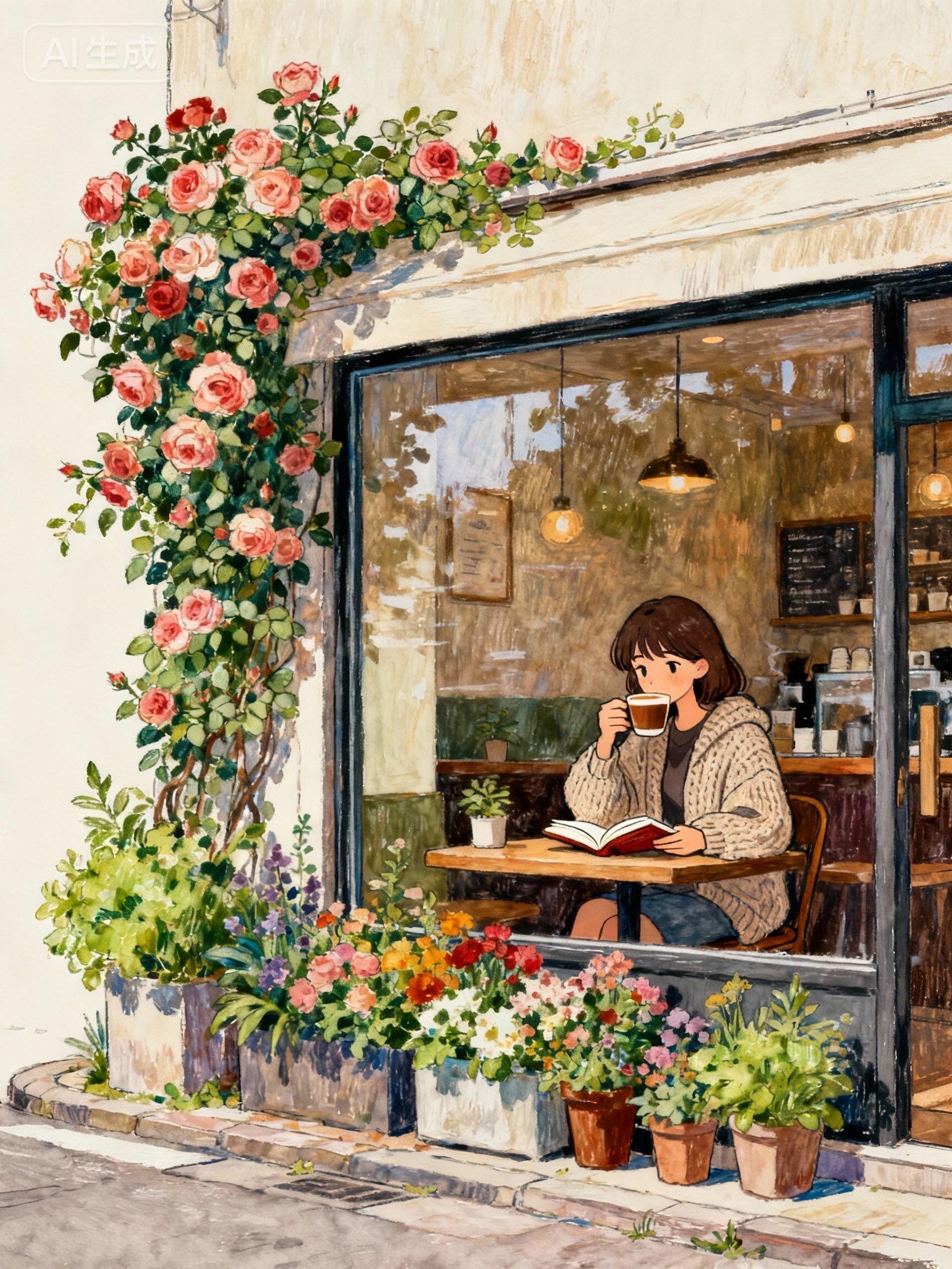 今天又放晴了，我老公迫不及待骑着他的大摩托又出门去跟他的车友出去练车了，我又是带