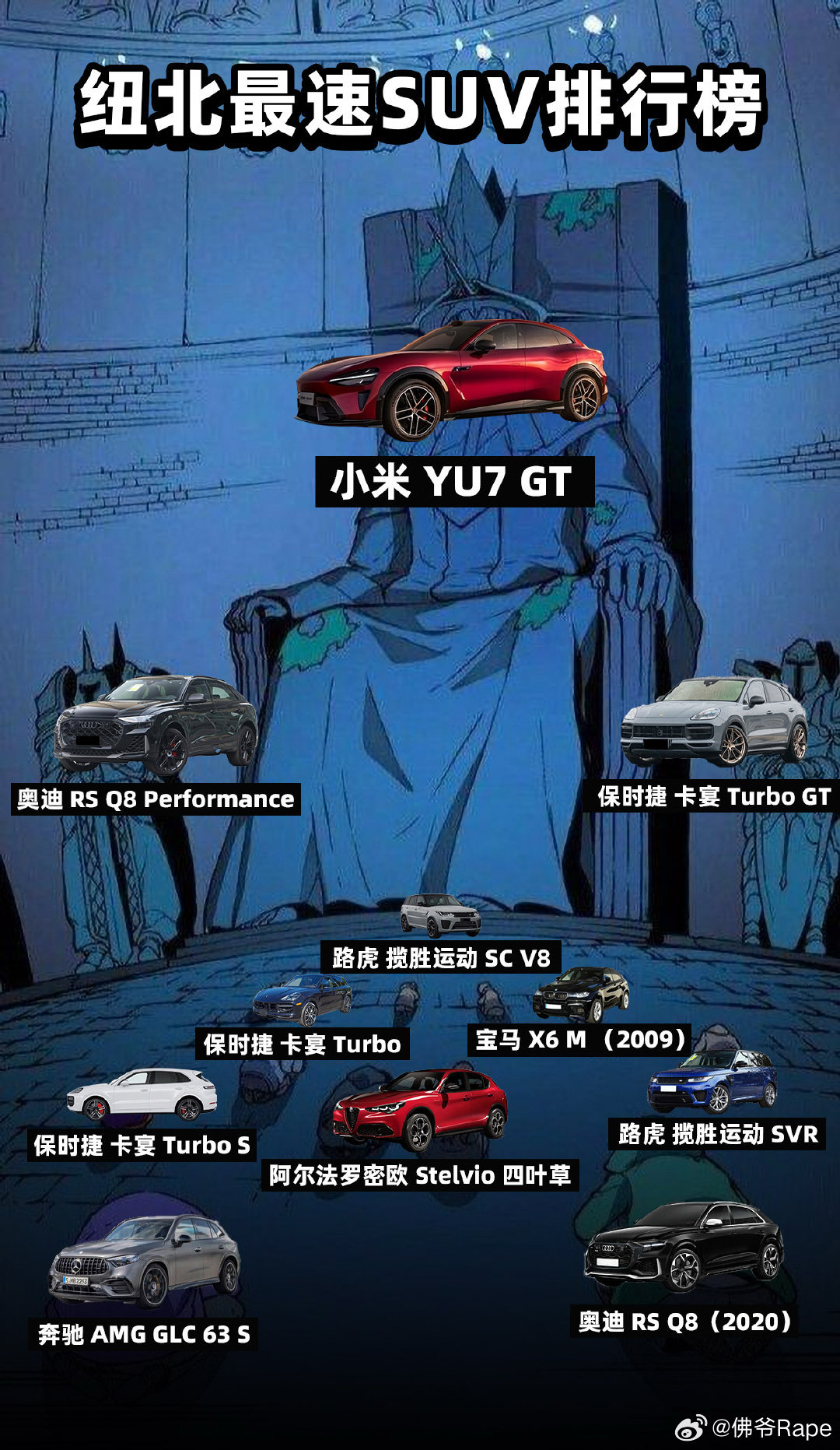 曝小米YU7GT将以自动驾驶挑战纽北 我去，这么秀的吗？用智驾跑纽北上个月才真人