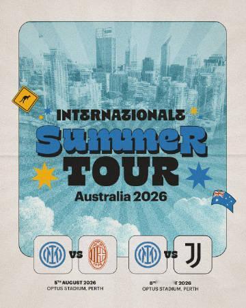 我们将首次造访澳大利亚✈️🇦🇺

珀斯，澳都斯体育场。两场比赛，两场经典对决