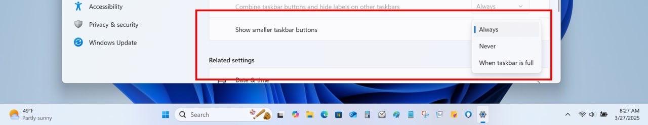 微软继续改进 Windows 11 任务栏解决图标过多溢出问题，当任务栏图标满时