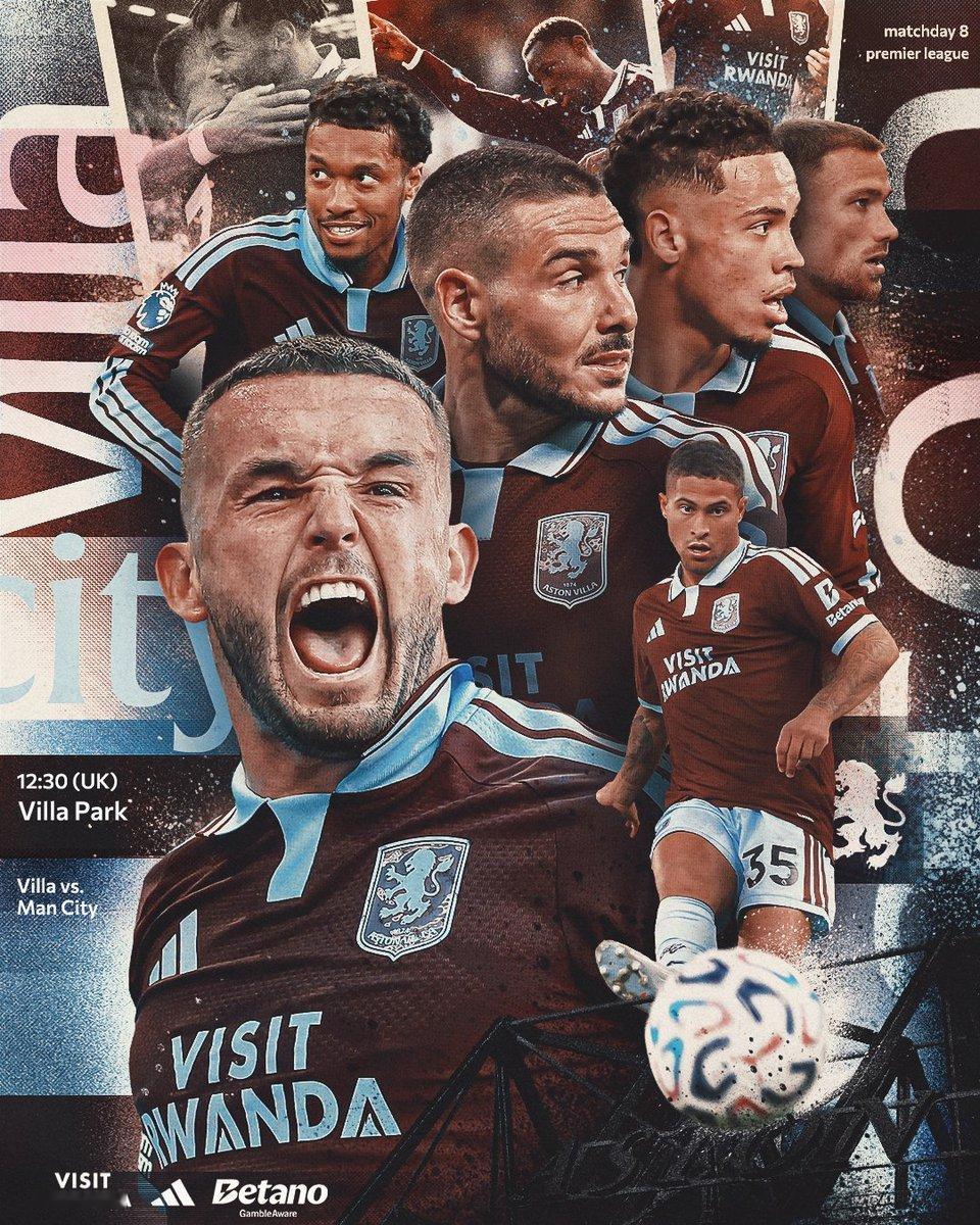 🦁️比赛日🦁️英超联赛 第8轮🆚 阿斯顿维拉 vs 曼城⏰北京时间10月2